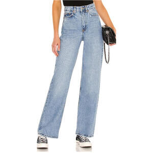 Dr denim Echo Wide Leg Jeans blue jay size 28 NWT $100msrp